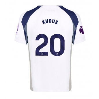 Billige Fotballdrakt Tottenham Hotspur Mohammed Kudus #20 Replika Hjemmedrakt 2025-26 Kortermet